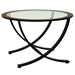 Wellington Nesting Tables Set - Oil Rubbed Bronze, Glass Inlay - ACD-20902-3-PC-SET