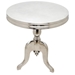 Barbados Round Top Side Table - Polished Cast Aluminum - ACD-20906-02