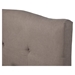 Amanda Jute Platform Bed - Tufted, Upholstered - ALP-1084-BED