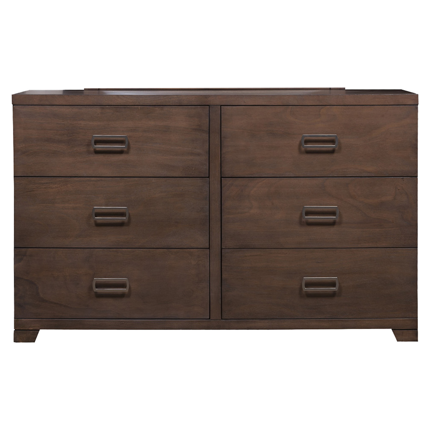 Savannah 6 Drawers Dresser - Pecan 