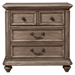 Melbourne 3-Drawer Nightstand - French Truffle - ALP-1200-02