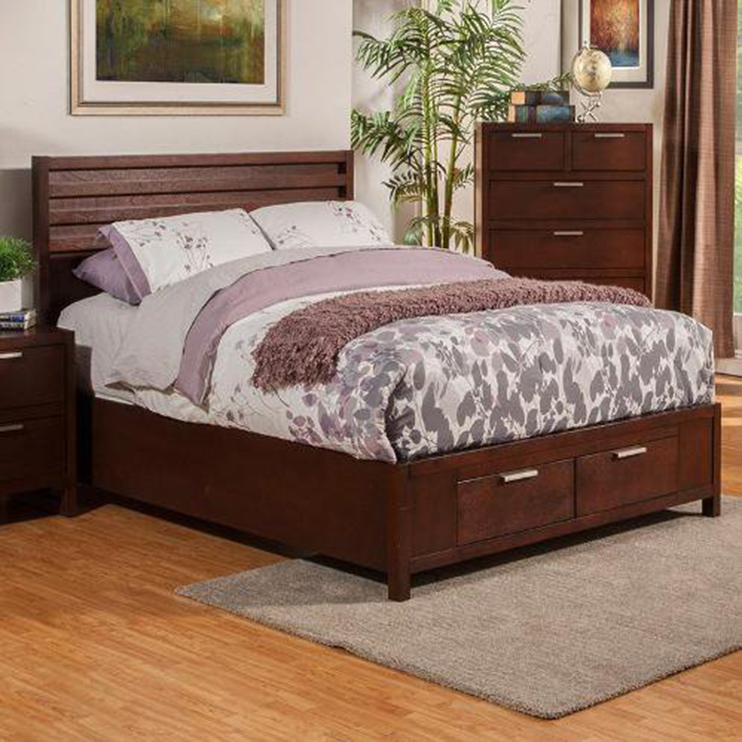 Urban Storage Bed - Merlot 