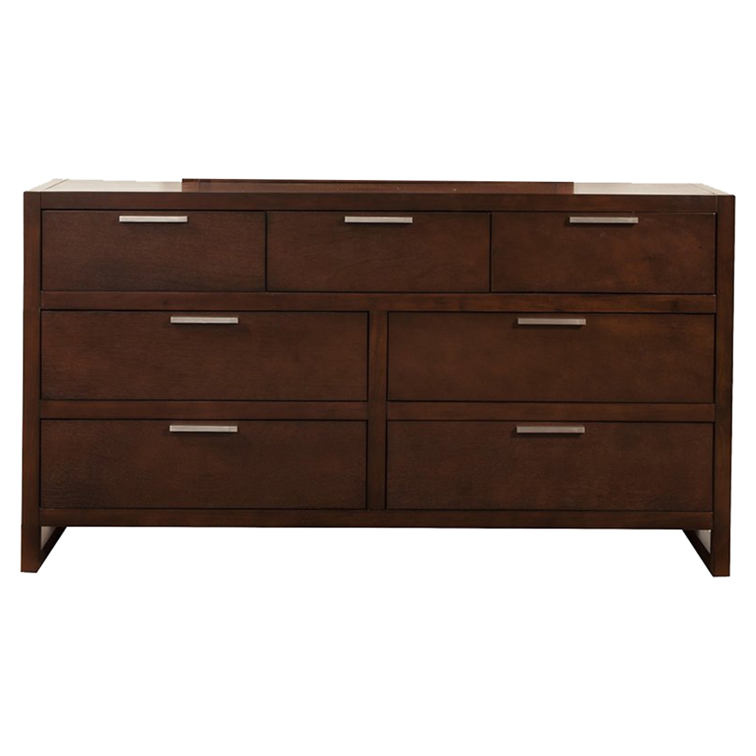 Urban 7-Drawer Dresser - Merlot 