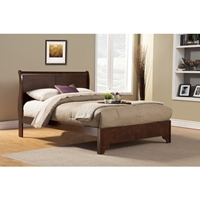 West Haven Sleigh Bed - Cappuccino 