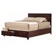 Carrington Storage Bed - Merlot - ALP-CA-BED