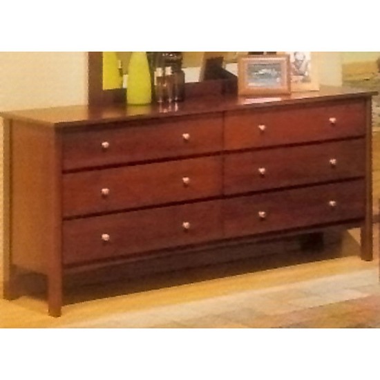 Costa Medium Cherry Finished Dresser 