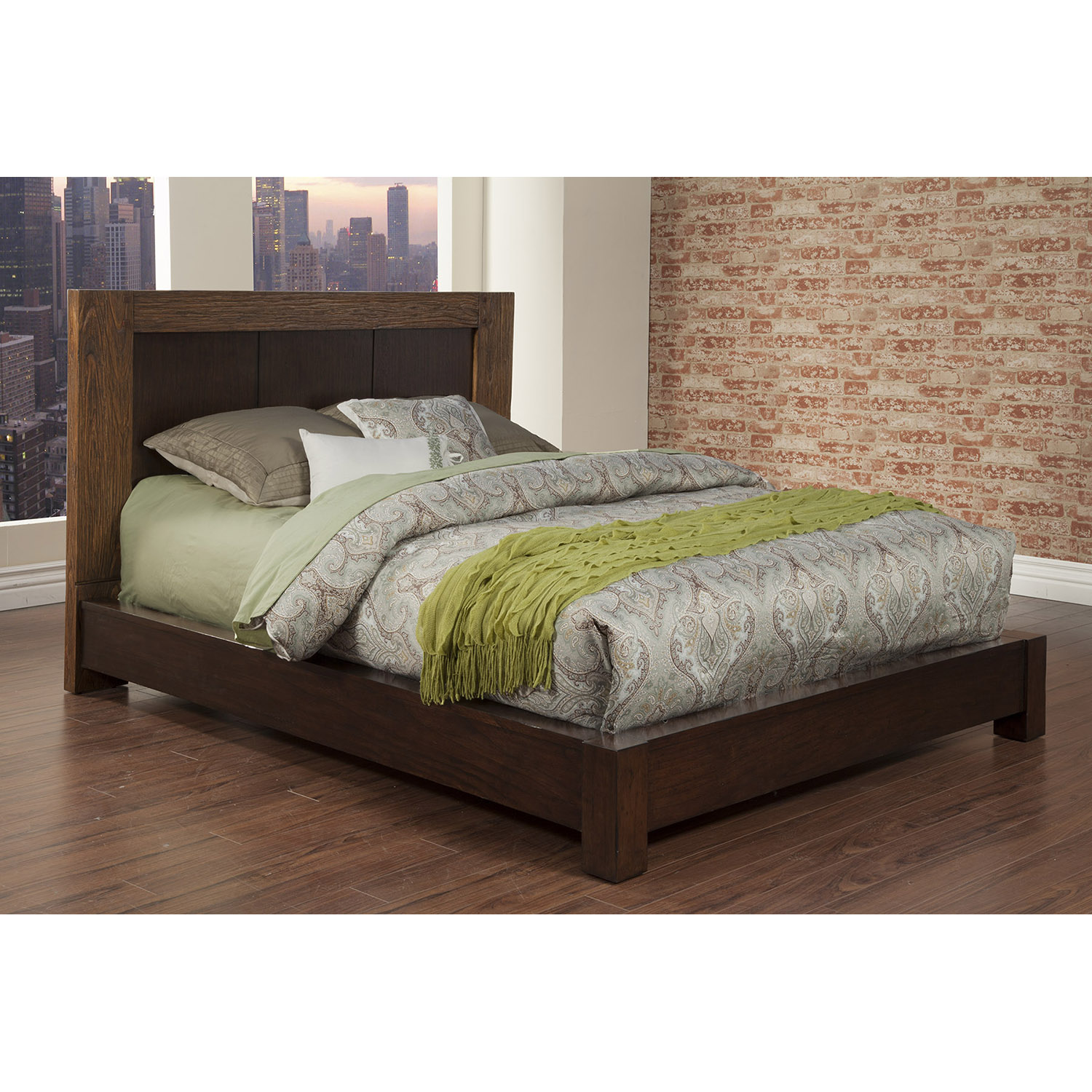 Element 1 Platform Bed - Espresso 
