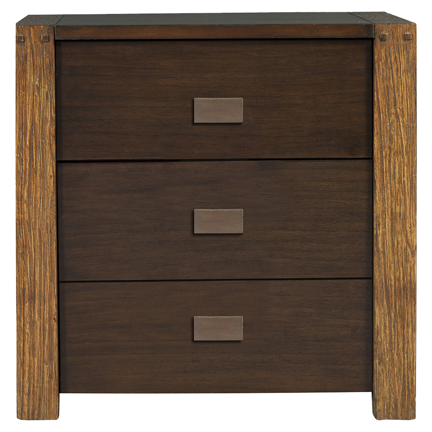 Element 3 Drawers Nightstand - Espresso 