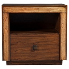 Jimbaran Bay Nightstand - Drawer, Shelf, Tobacco