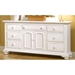 Cottage Traditions 7-Drawer Dresser and Mirror Set in Eggshell White - AW-6510-272-6510-032