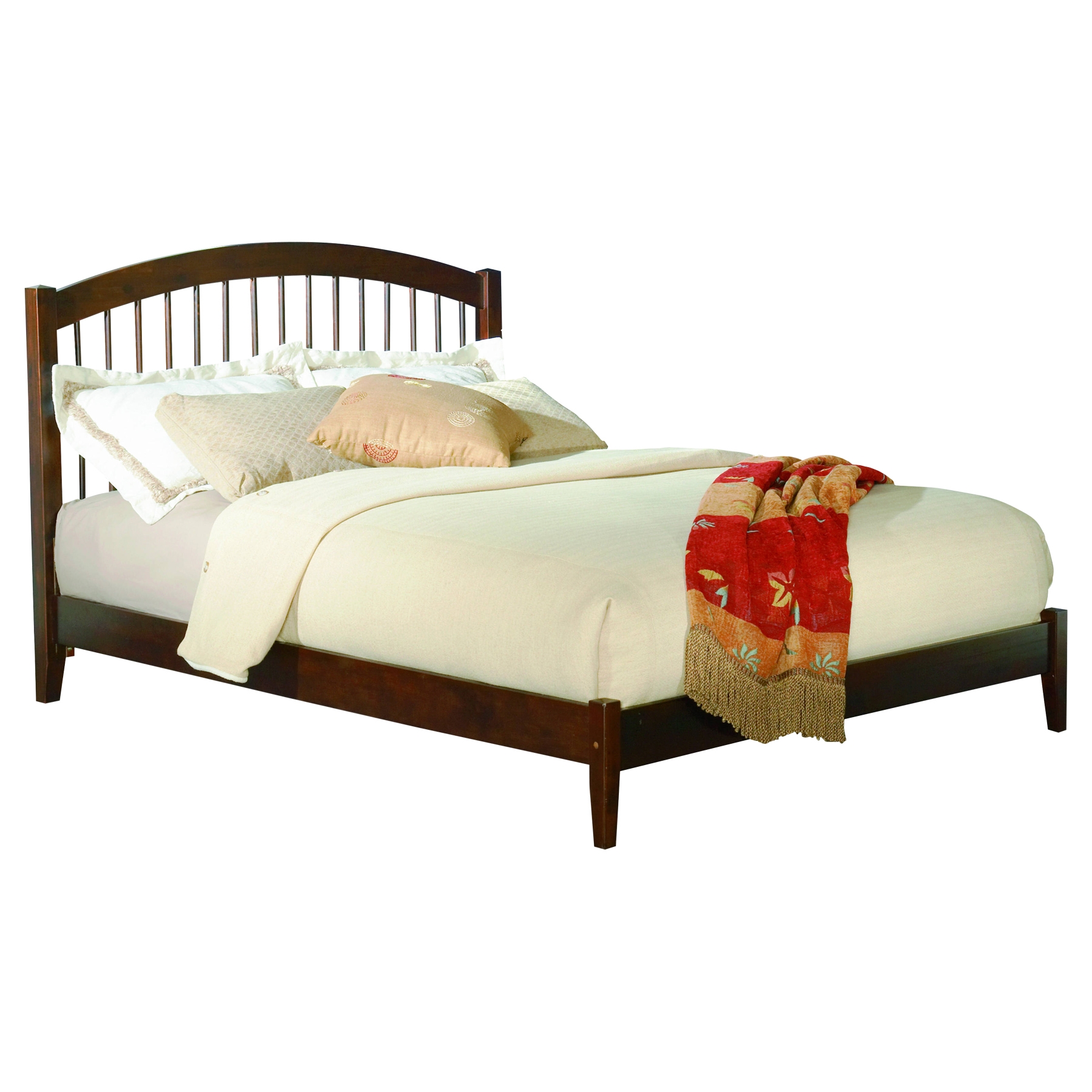 Windsor Open Foot Bed - Platform, Walnut 