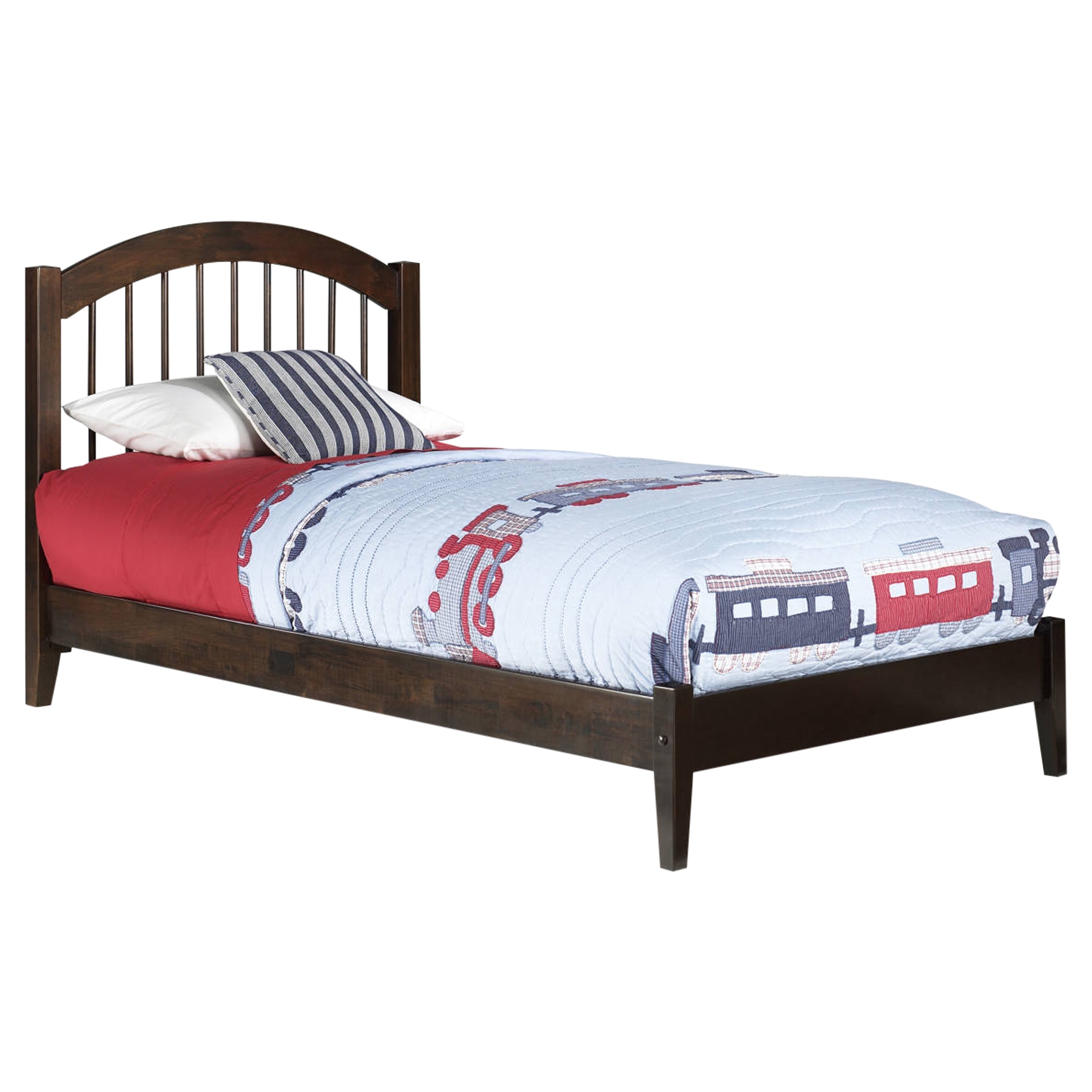Windsor Wood Bed - Platform, Walnut 