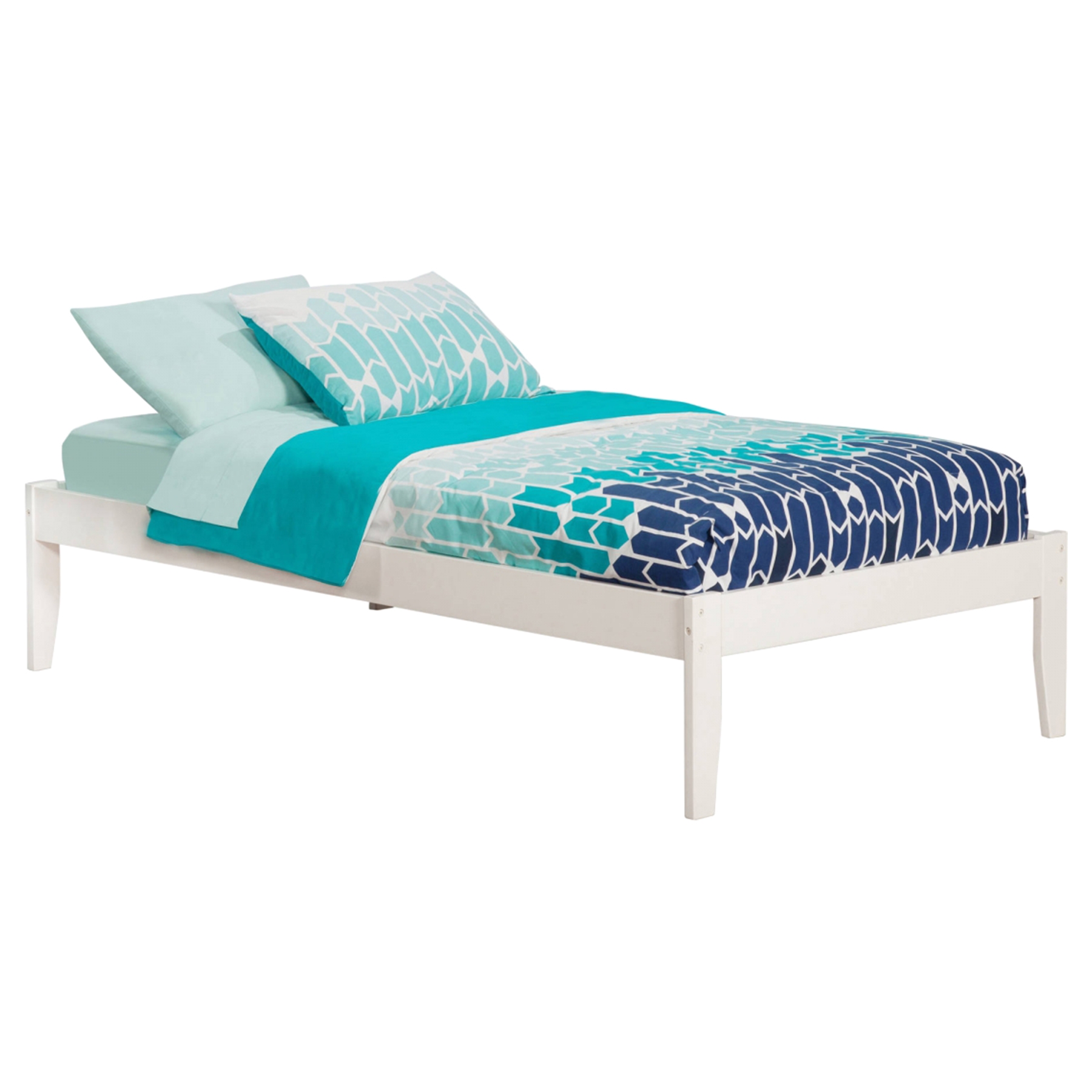 Concord Platform Bed - White 