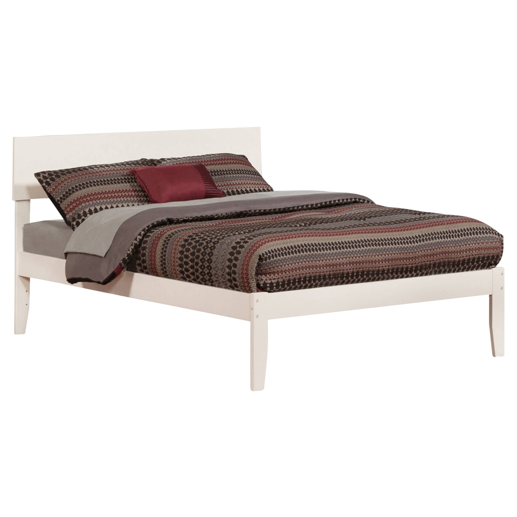 Orlando Platform Bed - White 