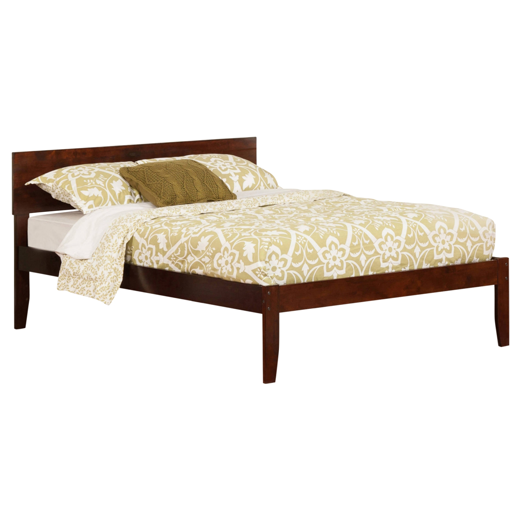 Orlando Platform Bed - Walnut 