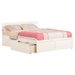 Orlando King Bed - Flat Panel Foot Board, 2 Urban Bed Drawers - ATL-AR815211
