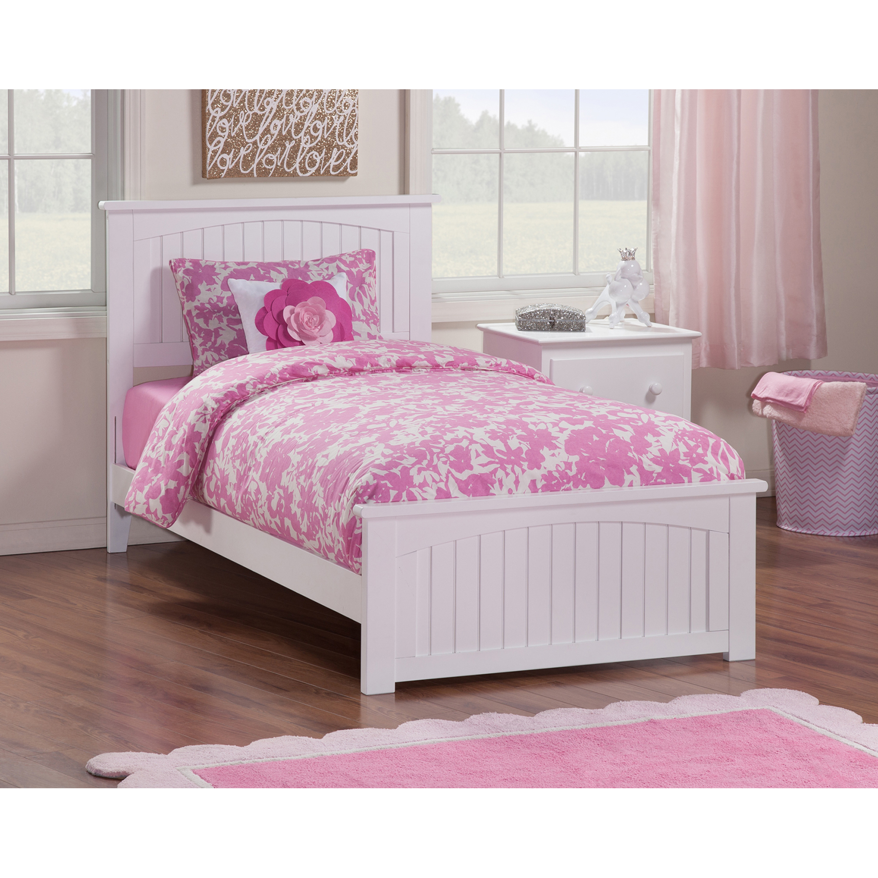 Nantucket Twin Wood Bed - Matching Foot Board 
