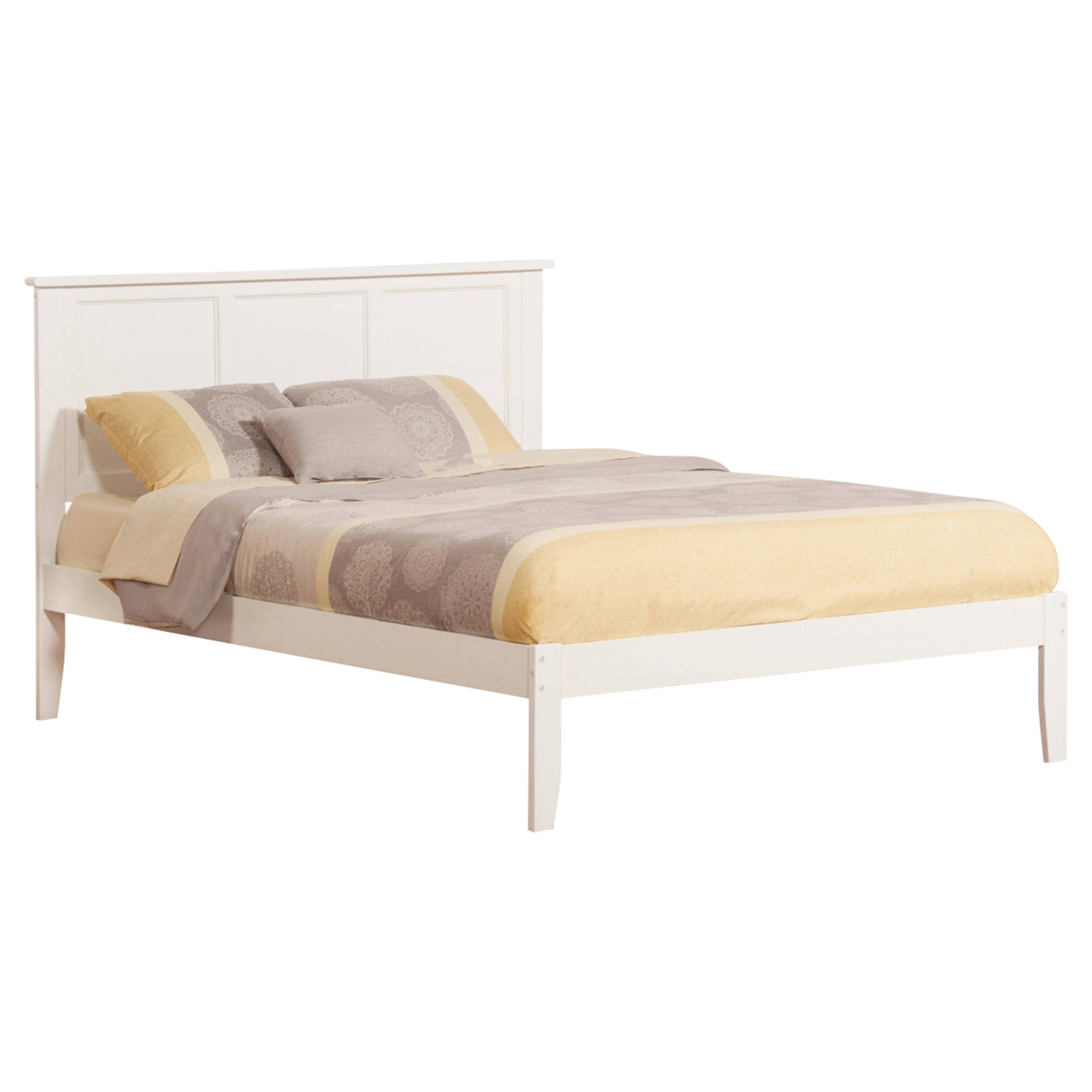 Madison Platform Bed - White 