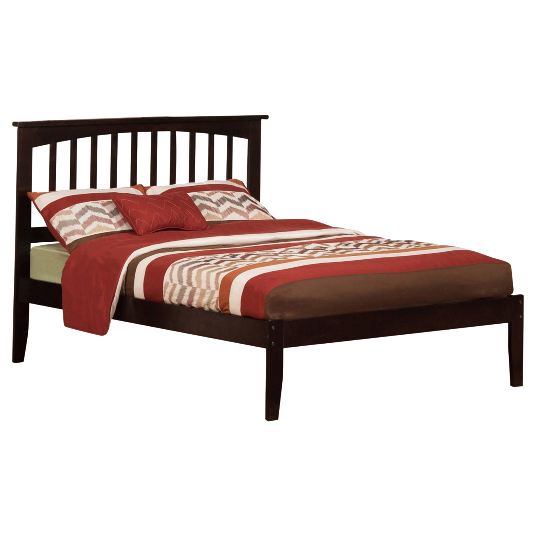 Mission Platform Bed - Espresso 