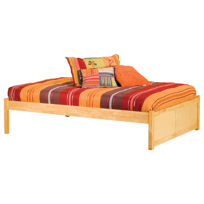 Concord Platform Bed w/ Flat Panel Footboard 