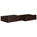 Concord Platform Bed w/ Flat Panels and Raised Panel Drawers - ATL-CPB2FPRPD