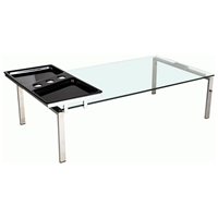Asteria Rectangular Cocktail Table with Motion Tray 
