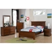 Galway Shaker Full Panel Bed - Crown Molding, Harvest Brown - DONC-B253FG