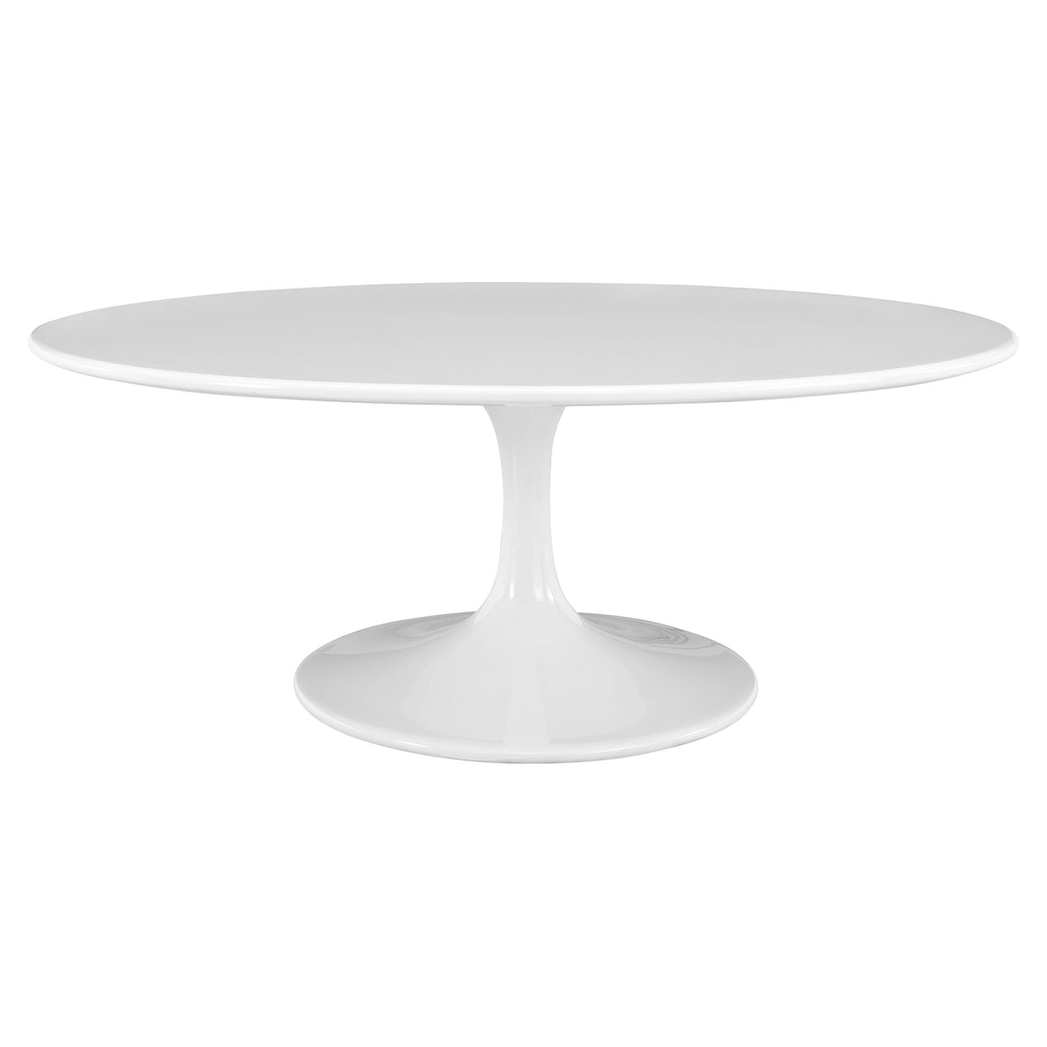 Lippa 42" Oval Shaped Coffee Table - Wood Top 