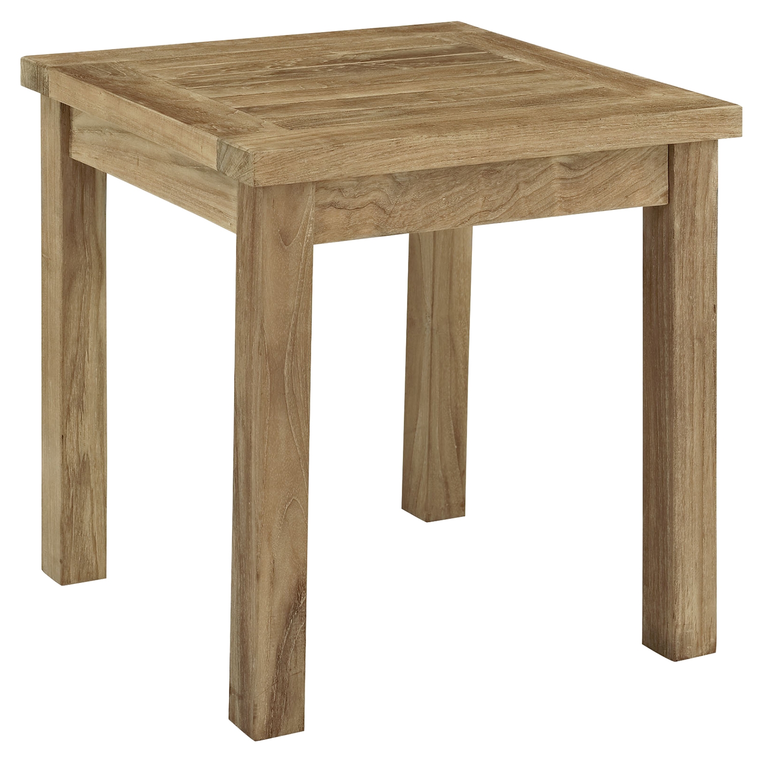 Marina Patio Teak Side Table - Natural 