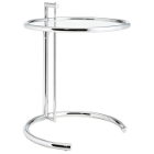 Eileen Gray Side Table with Tempered Glass Top