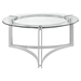 Signet Stainless Steel Coffee Table - EEI-1438-SLV