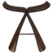 Y Wenge Pressed Plywood Stool - EEI-178-WEN