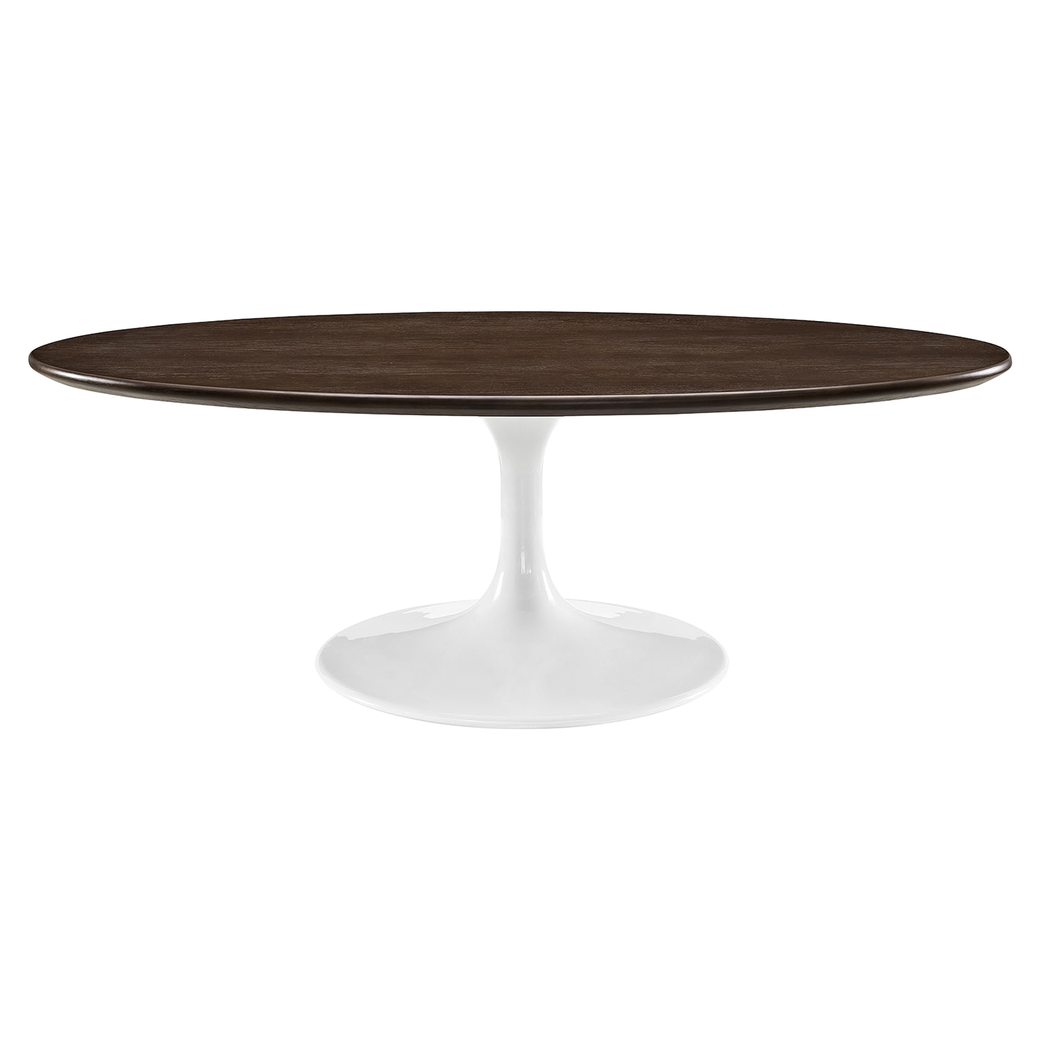 Lippa 48" Oval Coffee Table - Walnut 