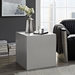 Cast Stainless Steel Side Table - EEI-2097-SLV