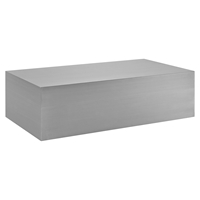 Cast Stainless Steel Coffee Table 