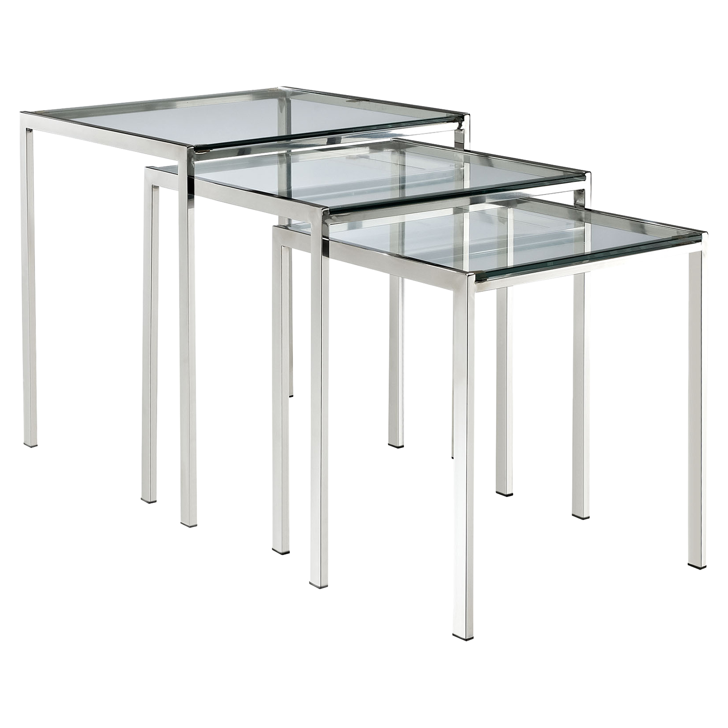 Nimble Nesting Table - Silver 