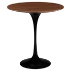 Lippa 20" Wood Side Table - Black