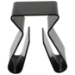 Acrylic Side Table with Magazine Holder - EEI-561