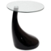 Teardrop Side Table with Round Glass Top - EEI-564