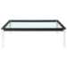 LC10 Rectangle Glass Top Coffee Table - EEI-573-BLK