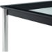 LC10 Rectangle Glass Top Coffee Table - EEI-573-BLK