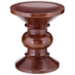 Whittle Walnut Wood Stool B - EEI-586-WAL