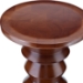 Whittle Walnut Wood Stool C - EEI-587-WAL
