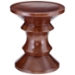 Whittle Walnut Wood Stool A - EEI-588-WAL