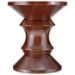 Whittle Walnut Wood Stool A - EEI-588-WAL