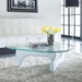 Triangle Glass Top Coffee Table - EEI-663
