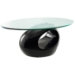 Omega Oval Glass Top Coffee Table - EEI-682