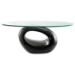 Omega Oval Glass Top Coffee Table - EEI-682