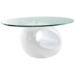 Omega Oval Glass Top Coffee Table - EEI-682
