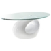 Omega Oval Glass Top Coffee Table - EEI-682
